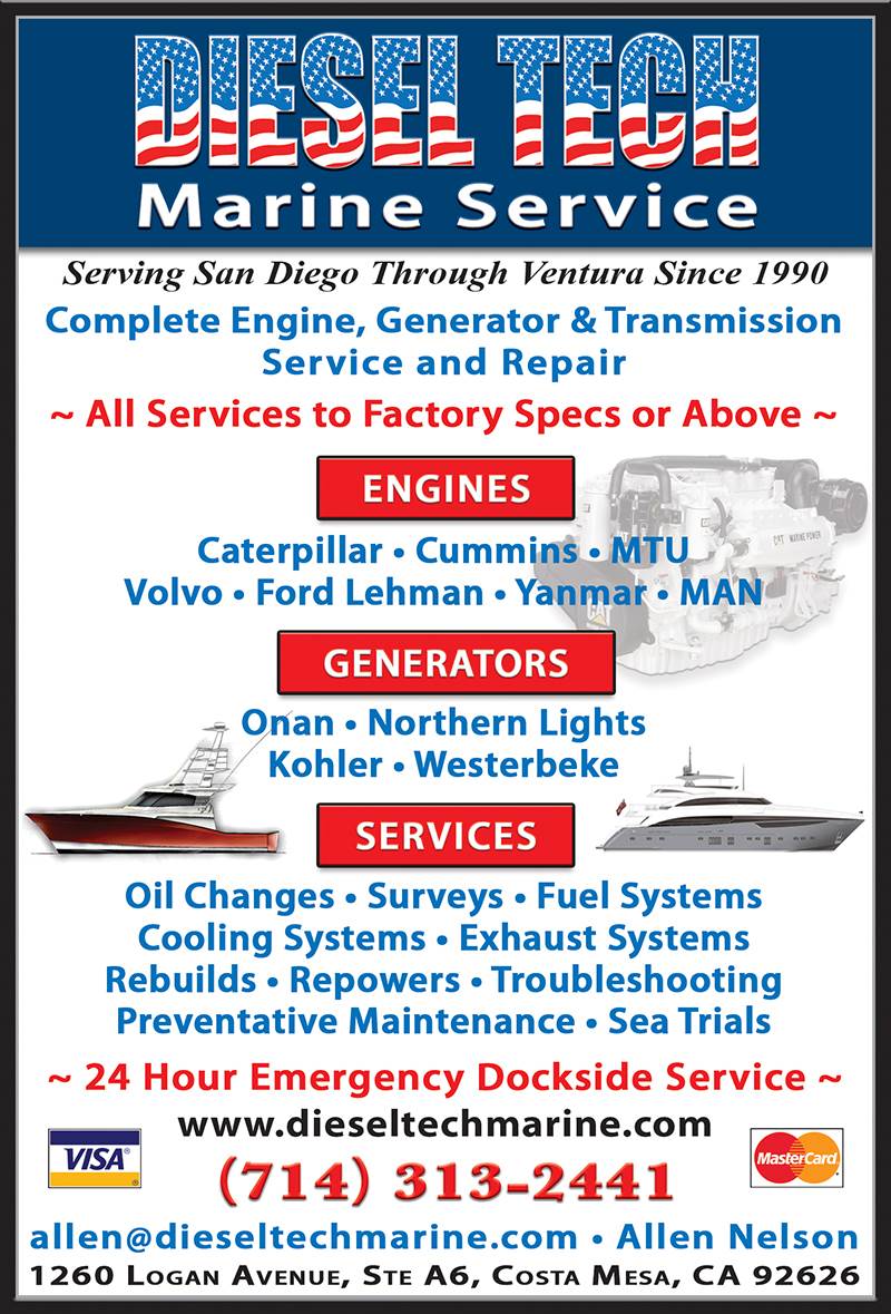 Diesel Tech Marine Service Costa Mesa Ca 92626 Boatersbook Com